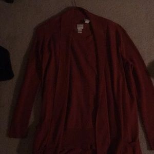 Burnt orange cardigan